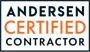 Andersen Certified Contractor logo